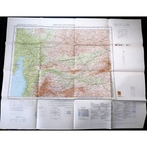 Satpura Mountains Map 1965 - Eighth Edition
